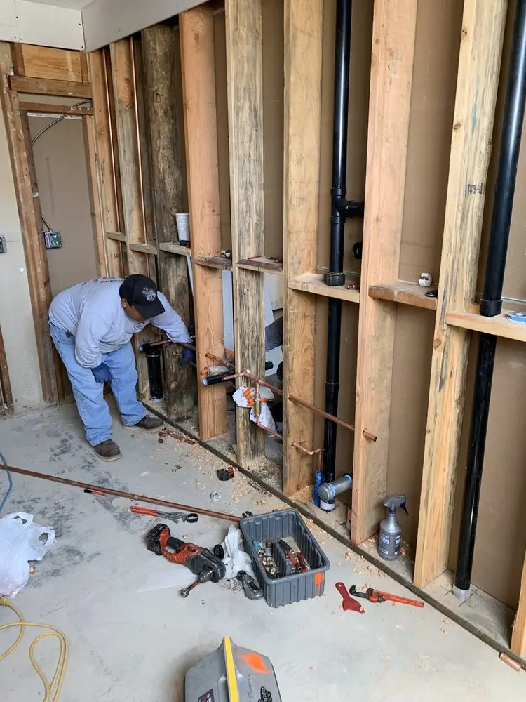 Commercial rough-in plumbing for Trenchless Sewer Repair in Groesbeck